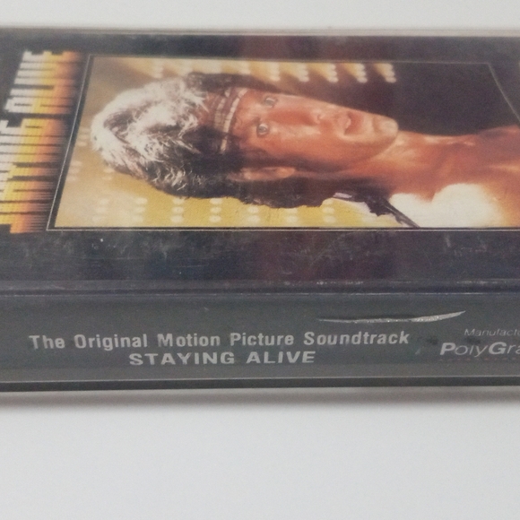 Staying Alive Soundtrack Cassette Tape 1983 John Travolta - Picture 2 of 3